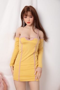 Mayuko - 160 cm sexdocka med silikonhuvud och TPE-kropp - Anpassningsbar
