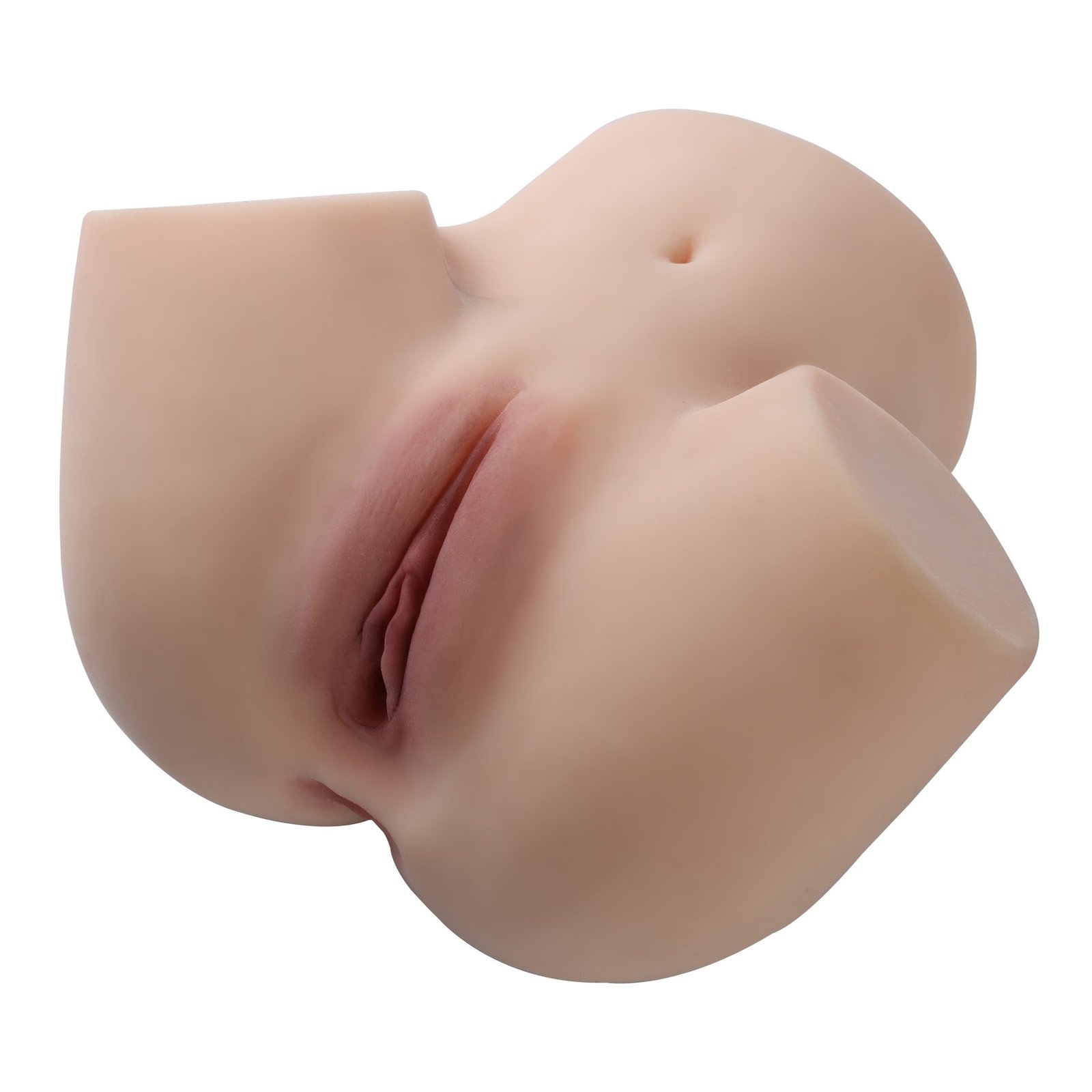 A4 TPE Färg flätor naturliga hud med vaginala och anal kapacitet
