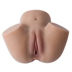 A4 TPE Brun medel, hög gluteal med vaginala och anal kapacitet