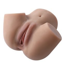 A4 TPE Brun medel, hög gluteal med vaginala och anal kapacitet