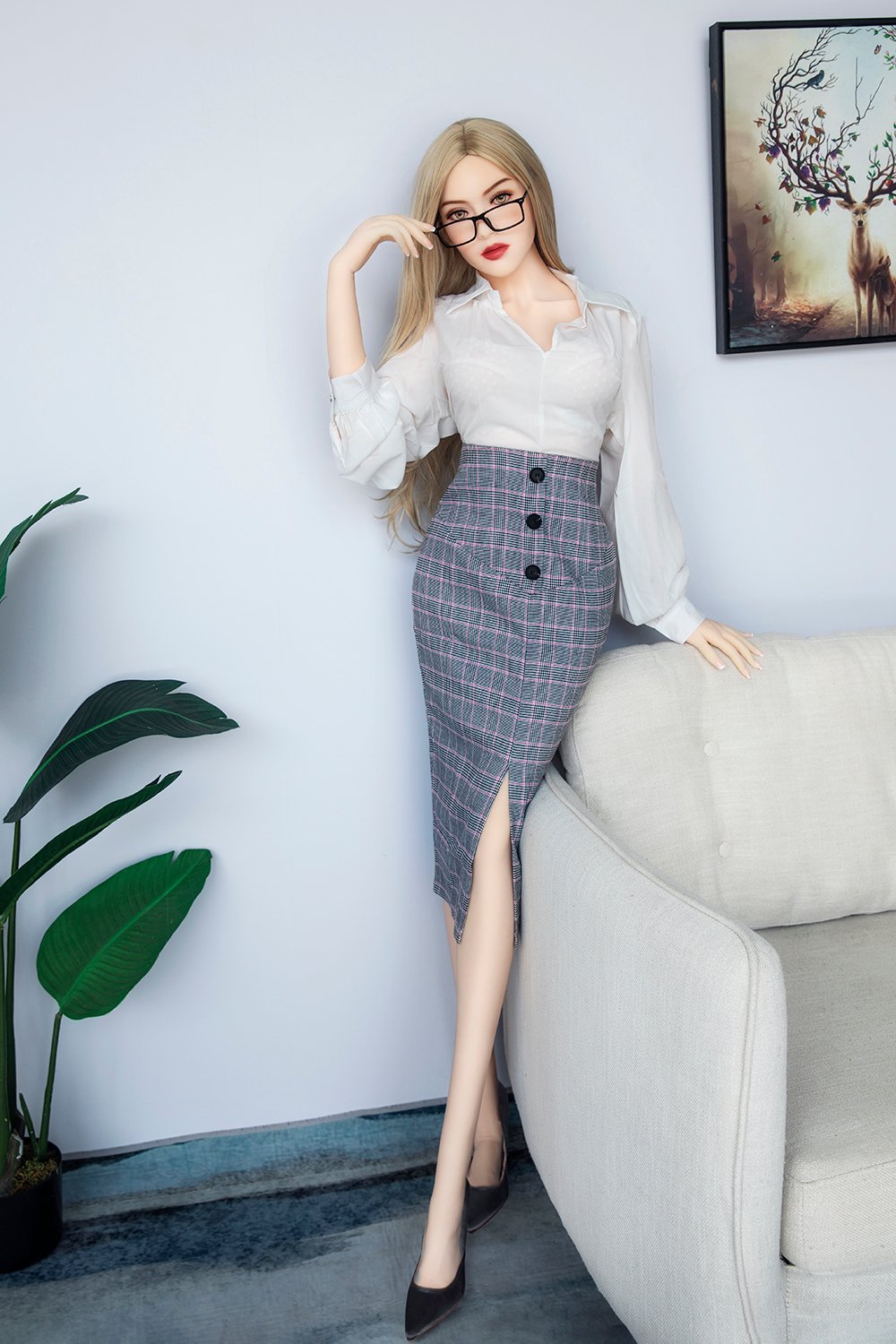 Marvelle - 166 cm TPE-sexdocka - Anpassningsbar