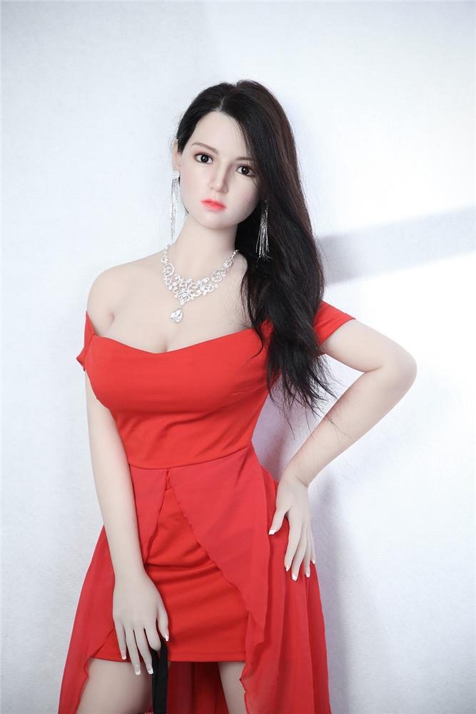 Yukina - 158 cm sexdocka med silikonhuvud och TPE-kropp - Anpassningsbar