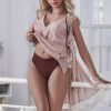 Mabey - 155 cm TPE-sexdocka - Anpassningsbar