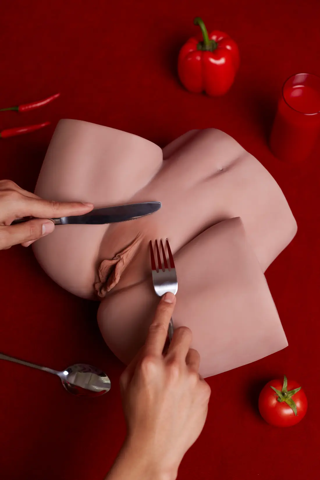 R4 Butt Torso CLM • Realistisk kroppsbas i TPE