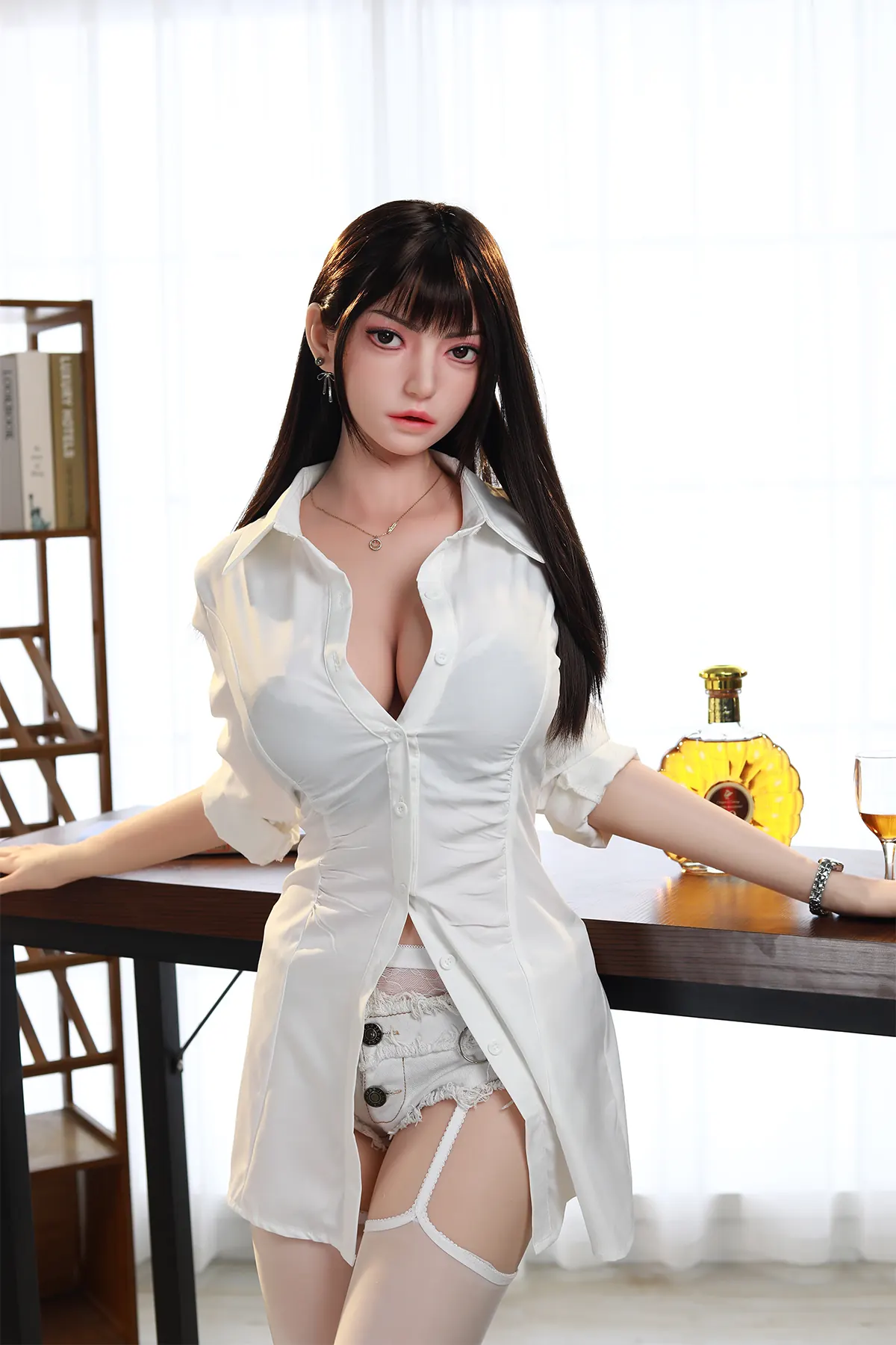 Zélie Delorme - 157 cm AiBei TPE-sexdocka - Anpassningsbar