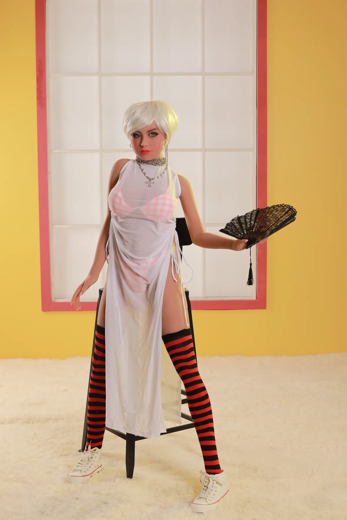 Domitille Vallier - 163 cm TPE-sexdocka - Anpassningsbar