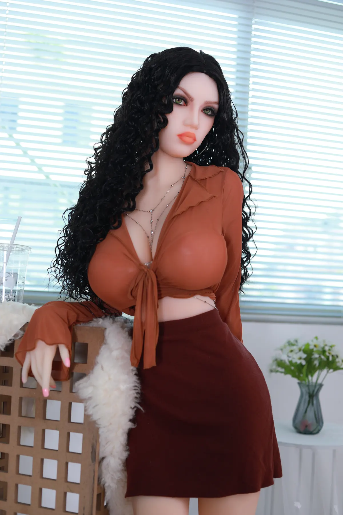 Églantine Fabre - 158 cm TPE-sexdocka - Anpassningsbar