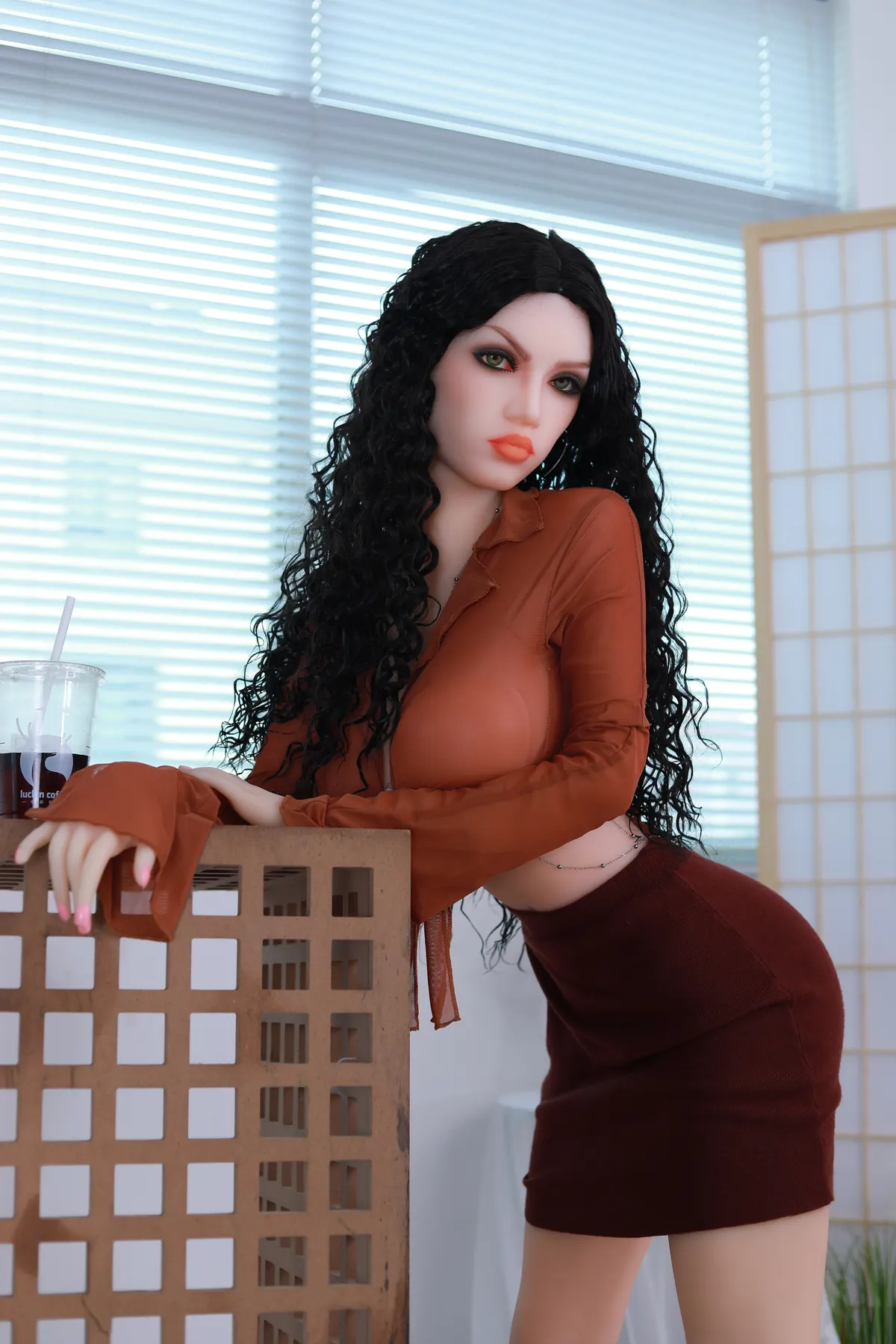 Églantine Fabre - 158 cm TPE-sexdocka - Anpassningsbar