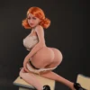 Léocadie Hautecœur - 158 cm TPE-sexdocka - Anpassningsbar