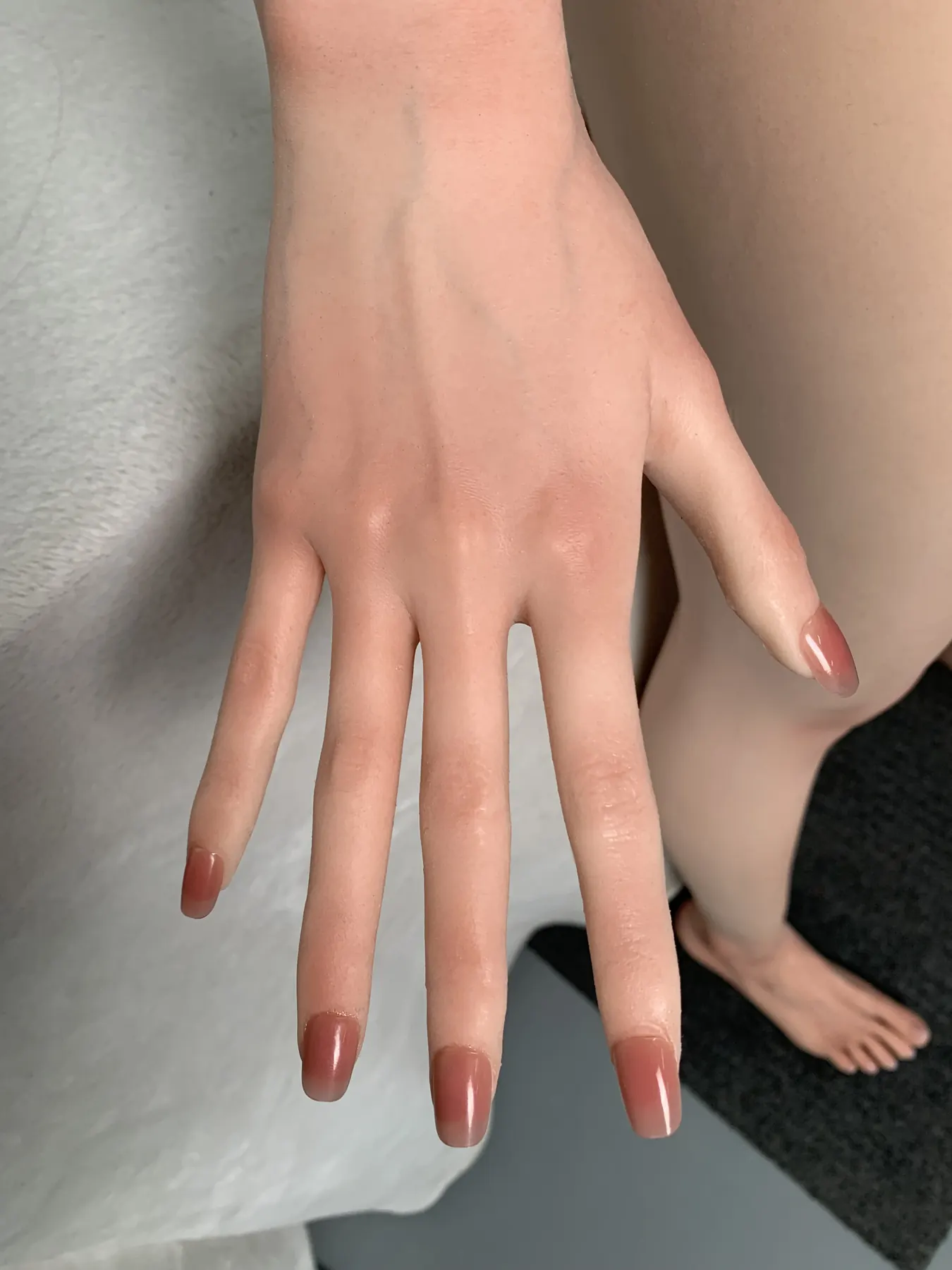 Aélis Chardin - Poupée sur mesure 168 cm en silicone intégral, teint naturel, tête 35 factory reference 1