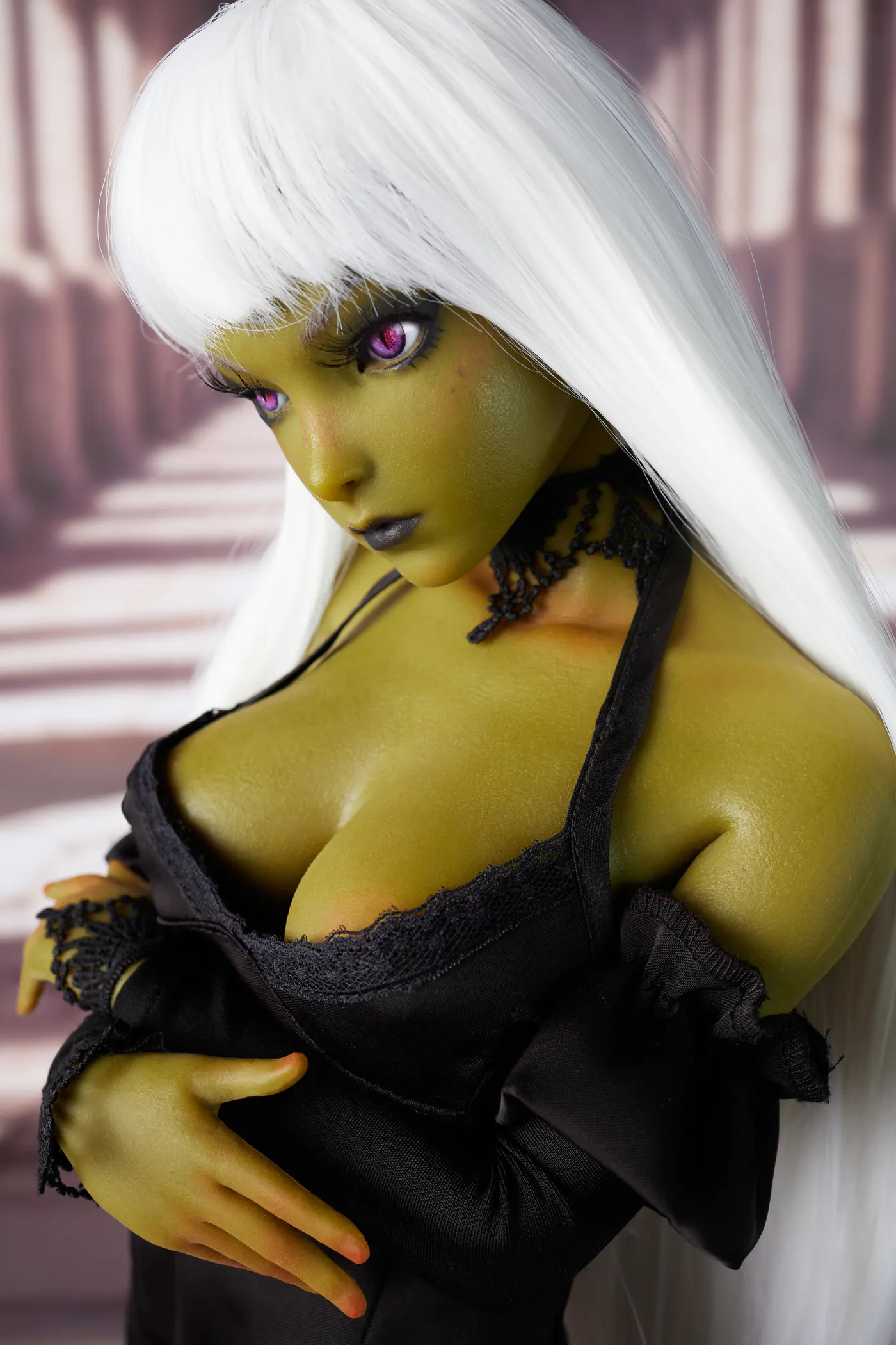 Momoko Si60 L - silikondocka - Anpassningsbar, CLM-SI60L-MOMOKO-OLIVE