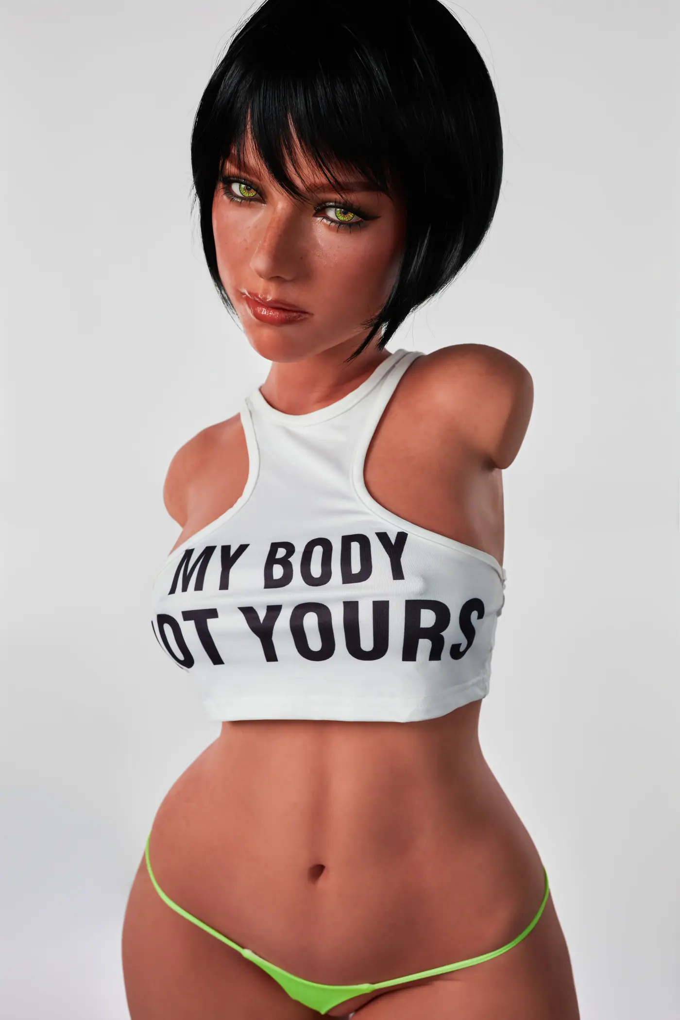 Livia noir - silikondocka